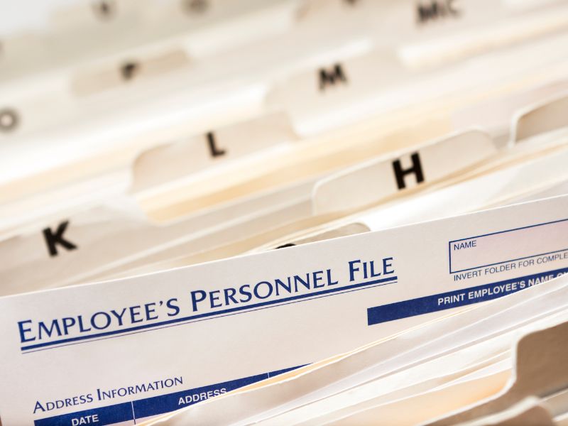 Employee's Personnel File