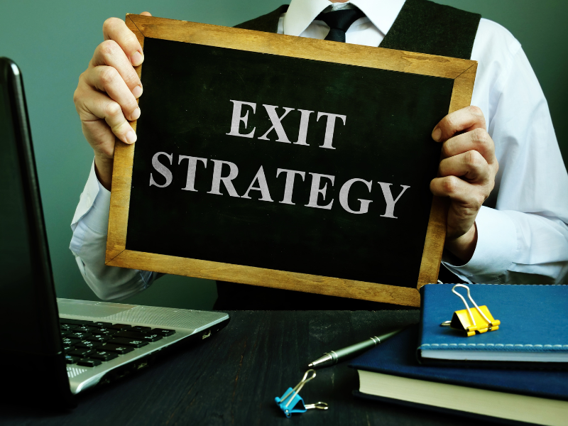 IIlustration of exit strategy