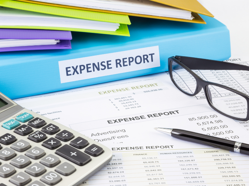 Illustration of business expenses