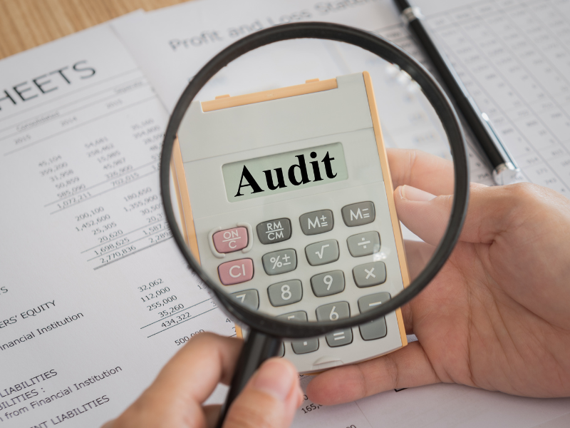 Company audit in progress