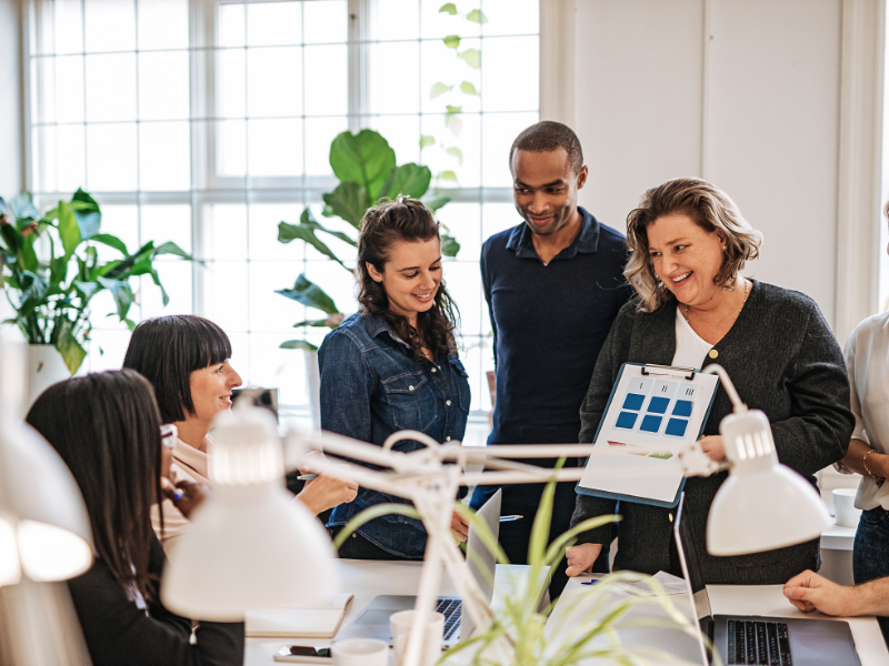 Outsourced HR consultants assisting a startup